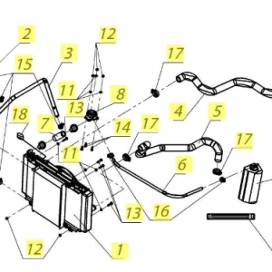Система охлаждения, насос водяной, насос масляный с фильтром (квадр. РМ 650-2)
