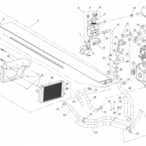 Система охлаждения,система смазки двигателя (Patrul 800 SWT)