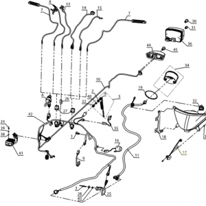 Электрооборудование, осветительные и сигнальные приборы, система зажигания (блок двигателя РМЗ-500,550,551)