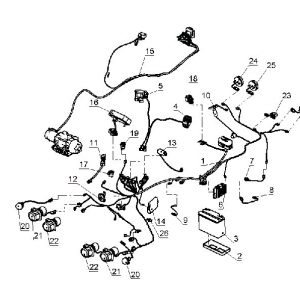 Электрооборудование, осветительные и сигнальные приборы, система зажигания (квадроцикл РМ 650-2)
