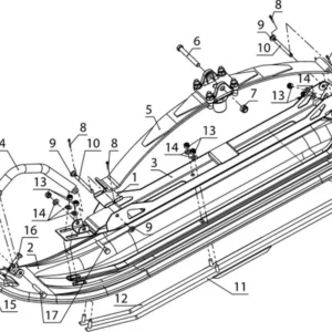 ЛЫЖА С РЕССОРОЙ КОМБИНИРОВАННАЯ