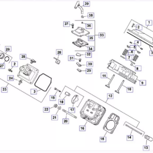 ГОЛОВКА ЦИЛИНДРА ДВИГАТЕЛЯ KOHLER ЕCH 740-3201