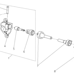 ПРИВОД СПИДОМЕТРА ДЛЯ КОРОБКИ РЕВЕРСА