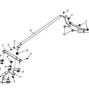 ПРИВОД УПРАВЛЕНИЯ КОРОБКОЙ ПЕРЕДАЧ 110605000