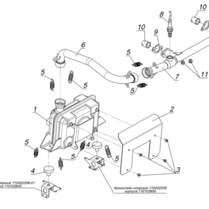 СИСТЕМА ВЫПУСКА ДВИГАТЕЛЕЙ KOHLER: ЕCH 749-3041, ЕCH 749-3085